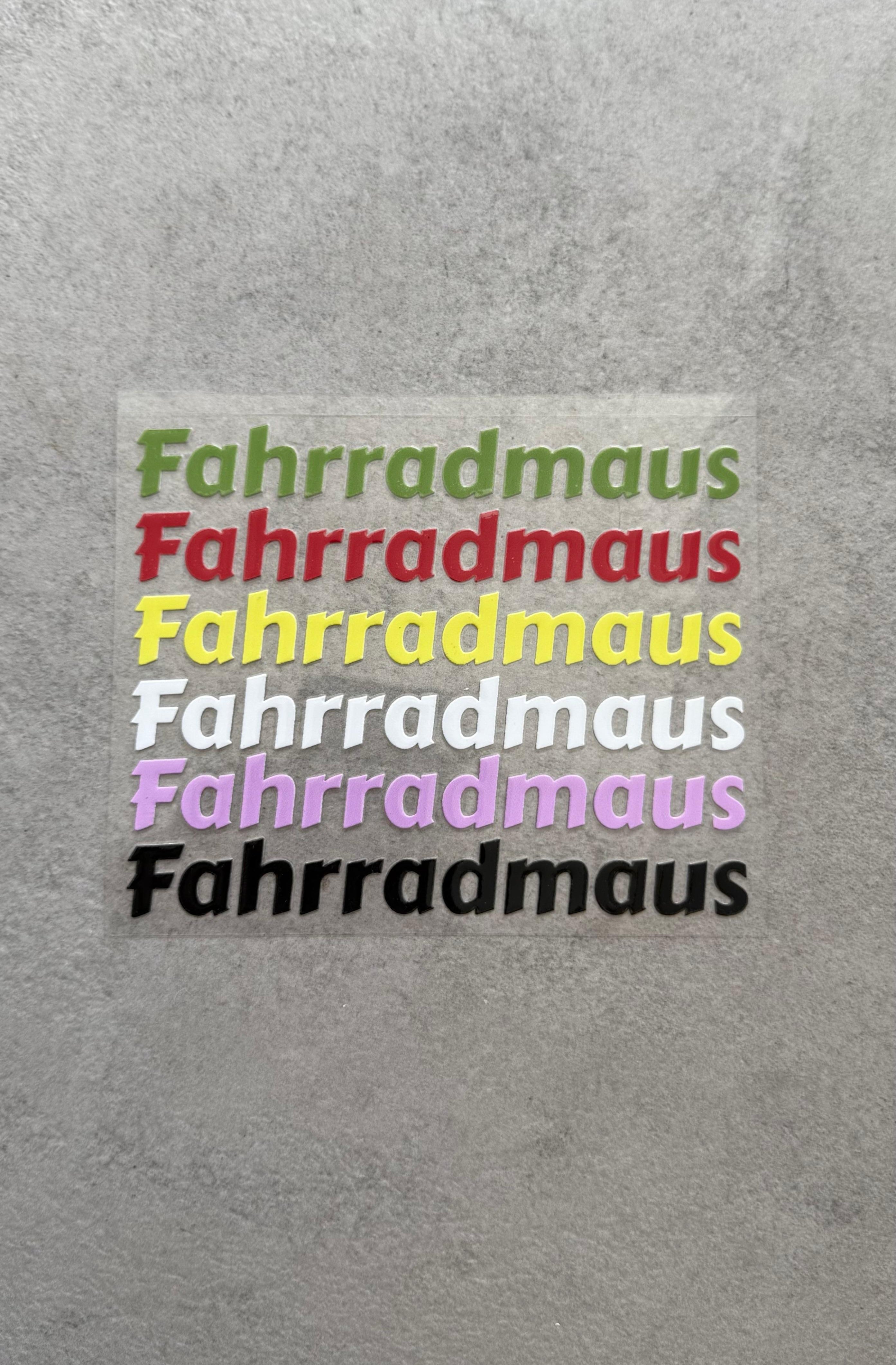 Fahrradmaus - Stickerbogen