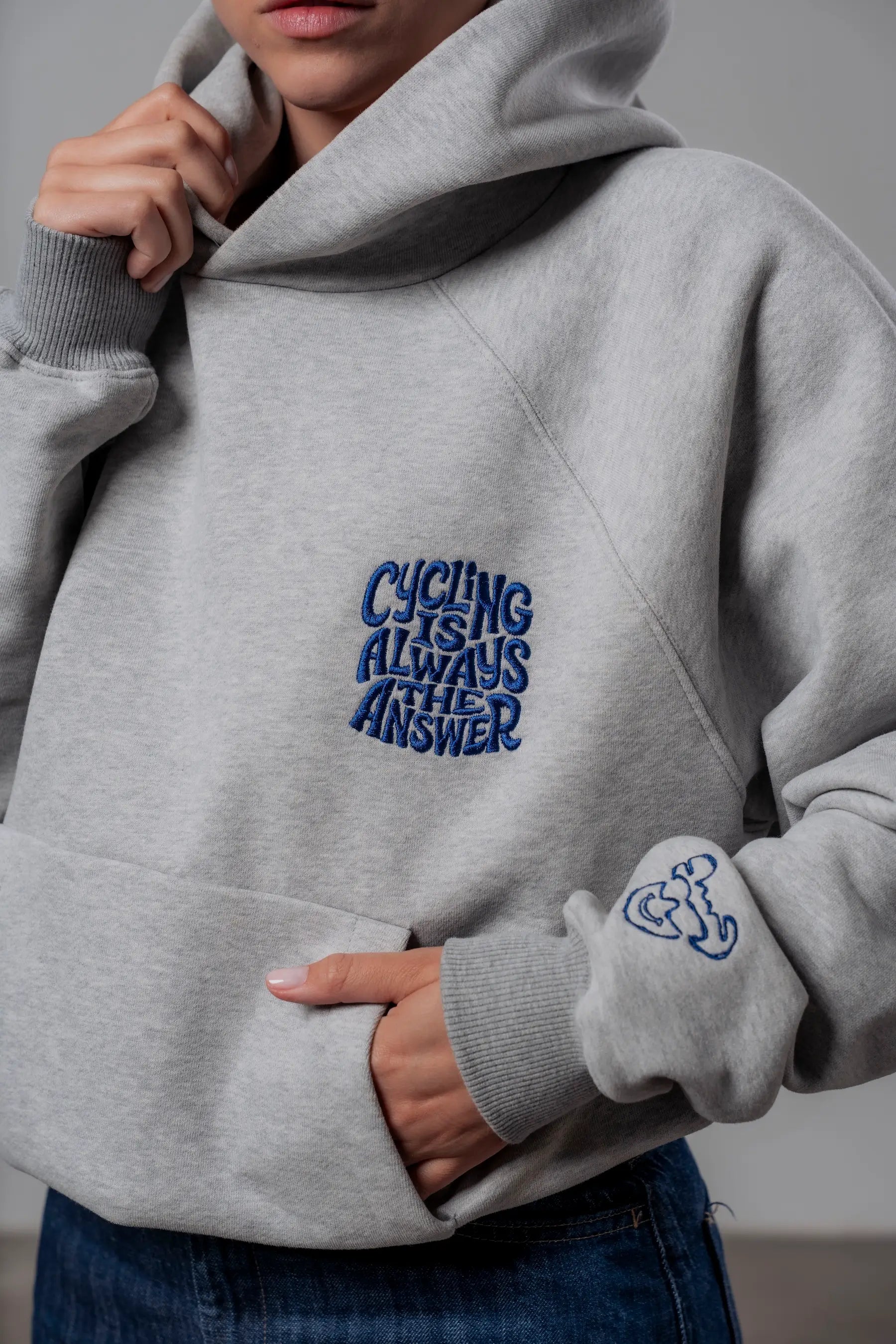 Cycling is always the answer - Oversized Hoodie