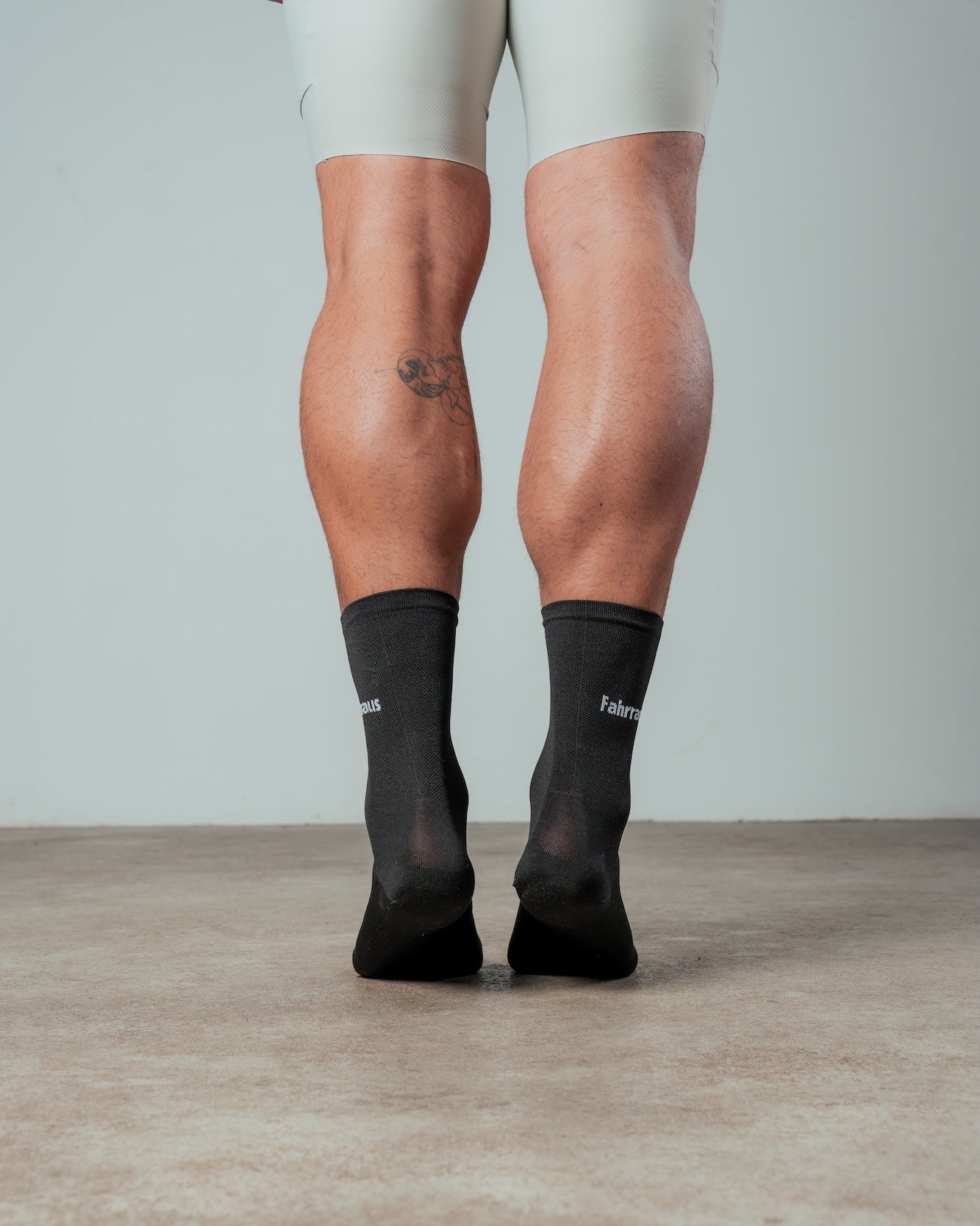 Fahrradmaus-Socken Schwarz/Weiß