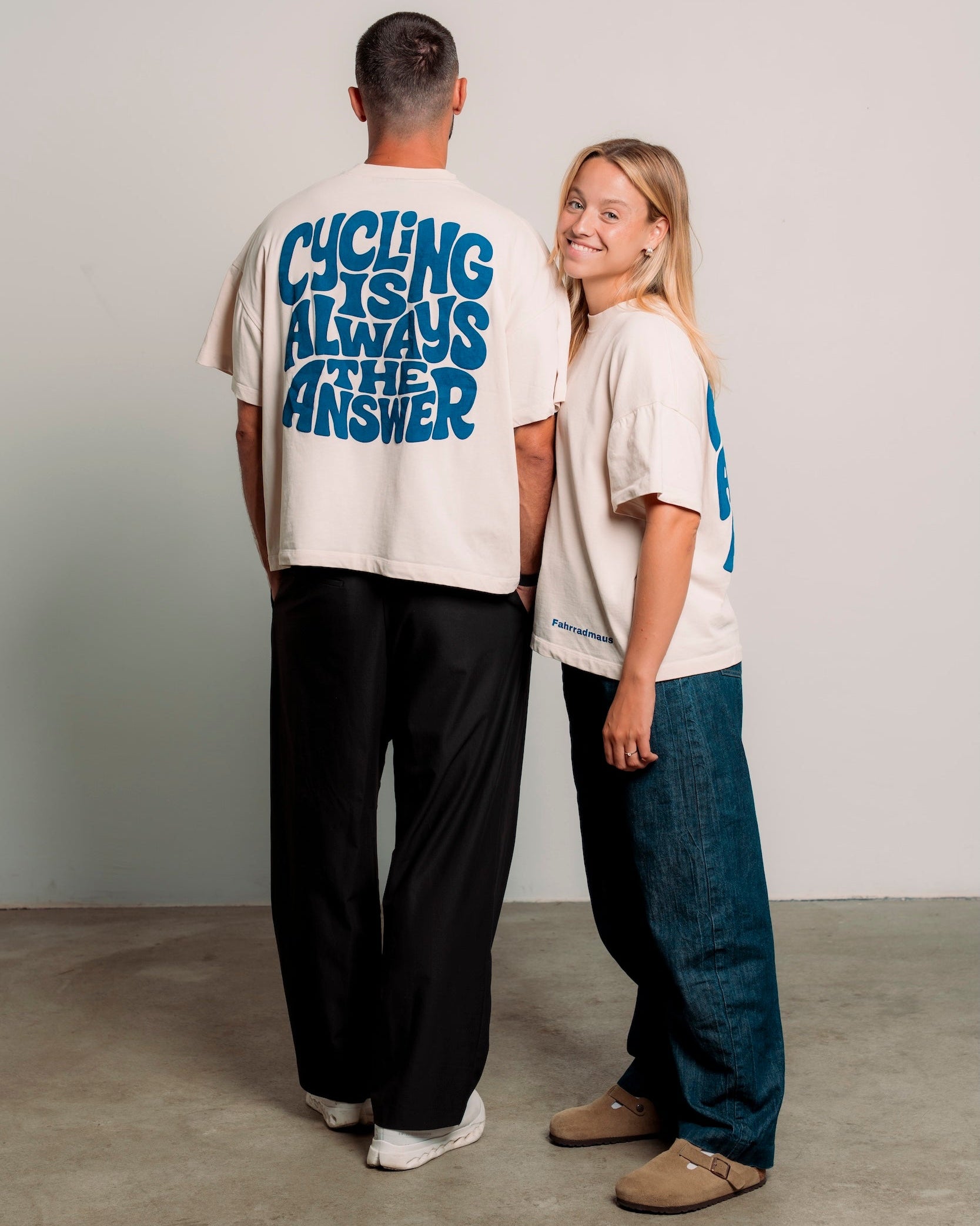 Cycling is always the answer - Oversized Shirt